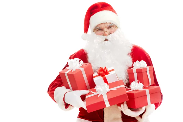 Santa with gifts Stock Picture