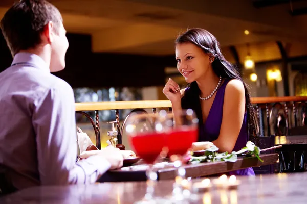 In the restaurant — Stock Photo, Image