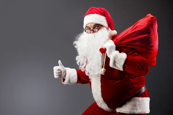 SANTA CON SACO —  Fotos de Stock