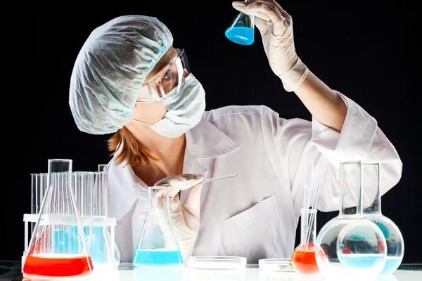 Biochemische onderzoek — Stockfoto