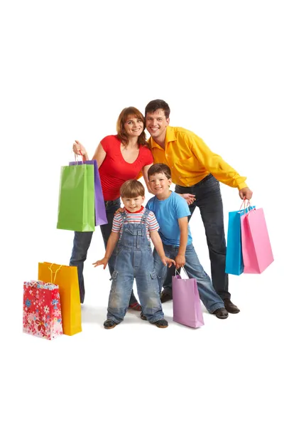 Joyful shoppers — Stock Photo, Image