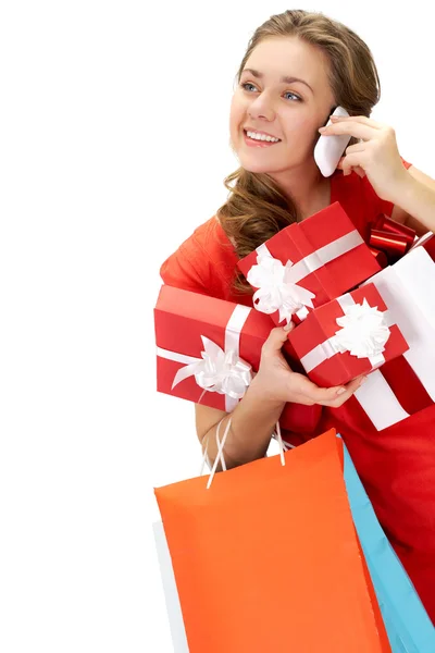 Buying gifts — Stock Photo, Image