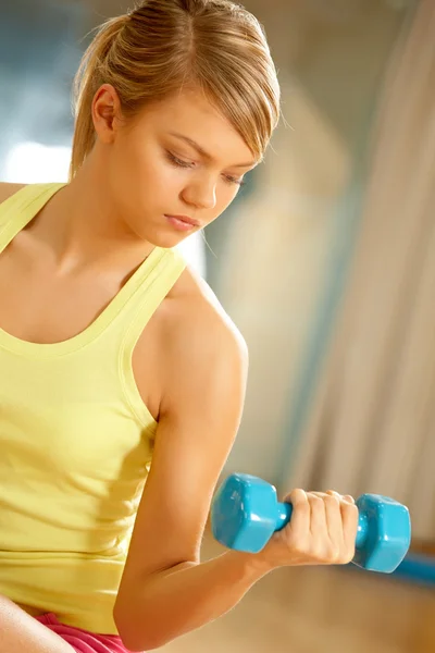 Pumping muscles — Stock Photo, Image