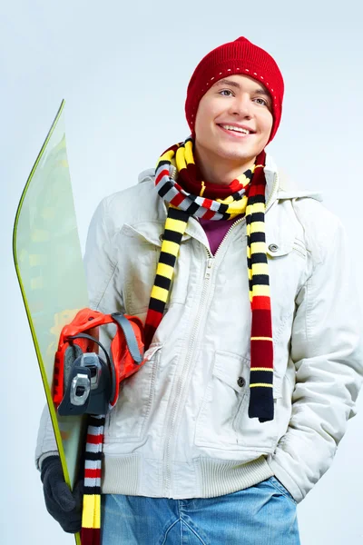 Feliz snowboarder —  Fotos de Stock