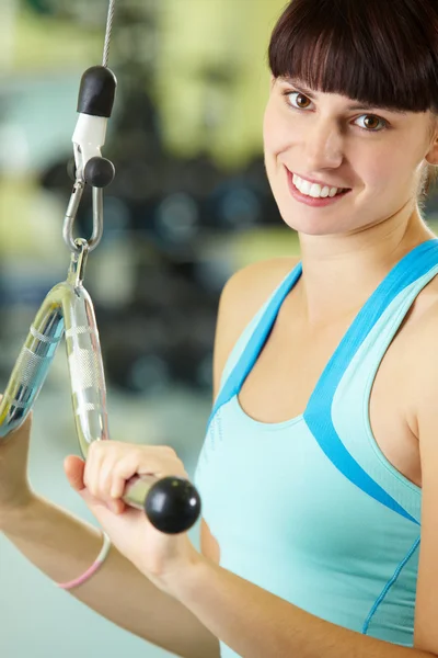 Training im Fitnessstudio — Stockfoto