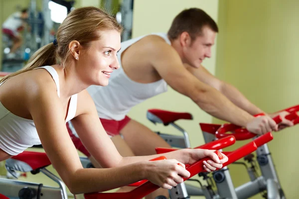In gym — Stock Photo, Image