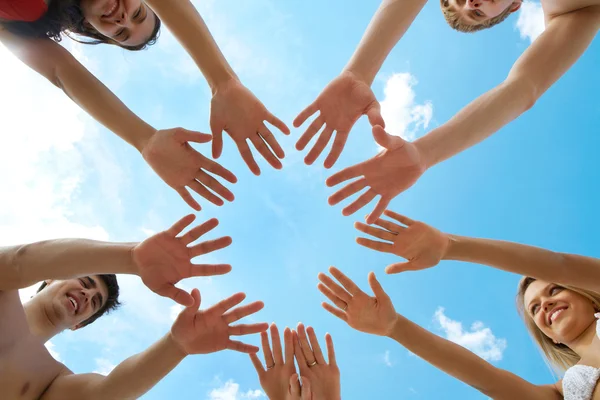 Circle of hands — Stock Photo, Image
