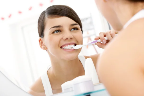 stock image Brushing teeth