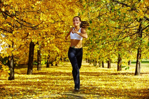 Осенний фитнес — стоковое фото