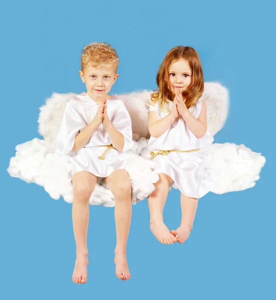 Två änglar — Stockfoto