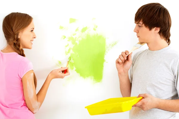 Painting wall — Stock Photo, Image