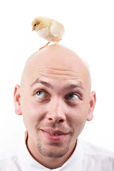 Bald man — Stock Photo, Image