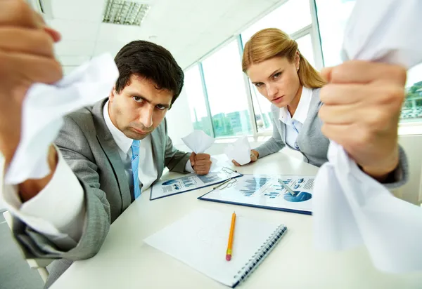 Aggressive managers — Stock Photo, Image