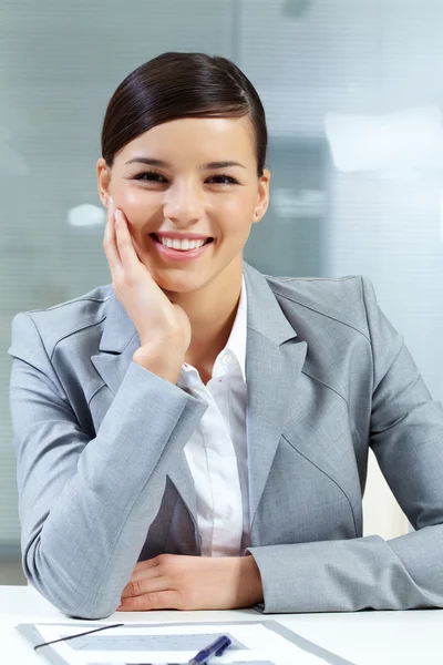 Happy businesswoman — Stock Photo, Image