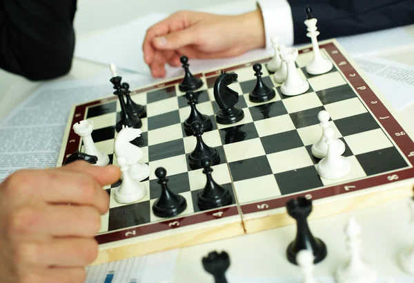 Zagraj w szachy — Zdjęcie stockowe