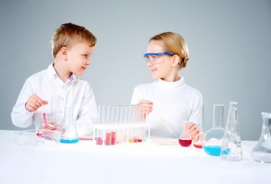 Laboratory work clipart