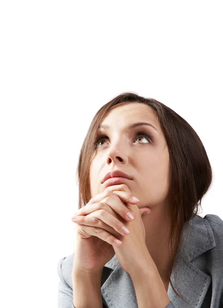 Pensive woman — Stock Photo, Image