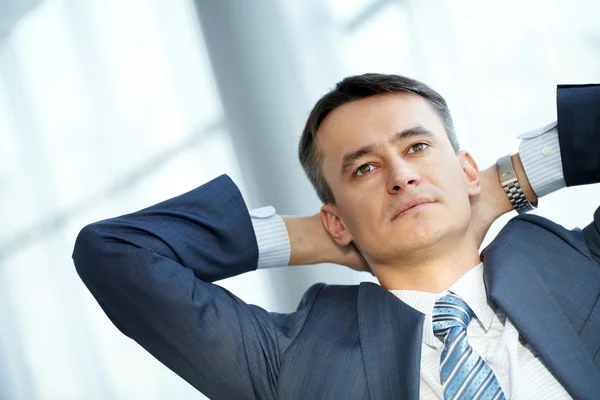 Relaxing businessman — Stock Photo, Image