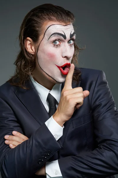 Zakelijke clown — Stockfoto
