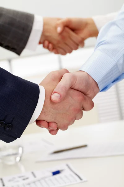 Pair of handshakes — Stock Photo, Image