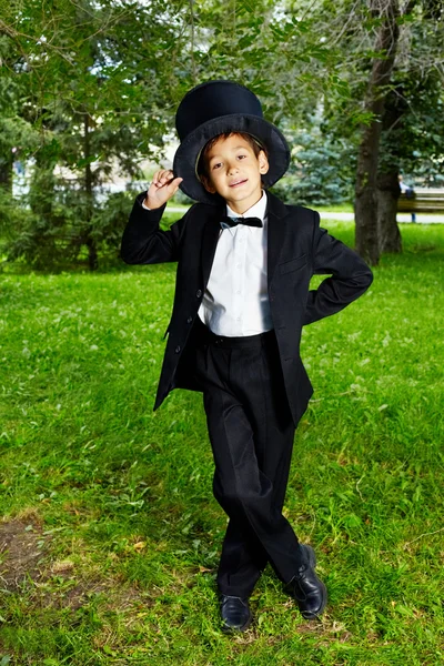 Boy in tux — Stock Photo, Image