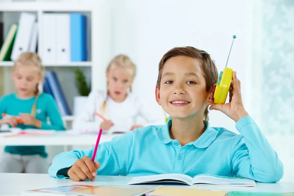 Pupil at lesson — Stock Photo, Image