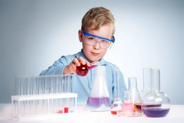 Young experimentalist — Stock Photo, Image