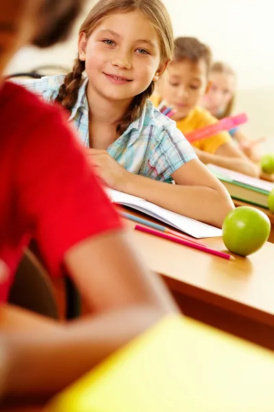 Child at lesson — Stock Photo, Image