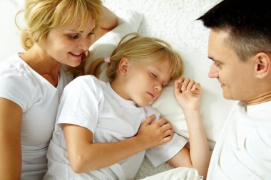 Sleeping child clipart