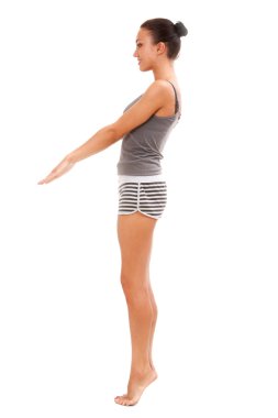 Performing exercise clipart