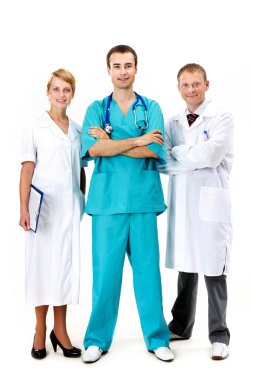 Group of doctors clipart