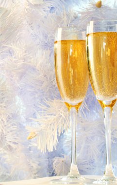 Two champagnes clipart