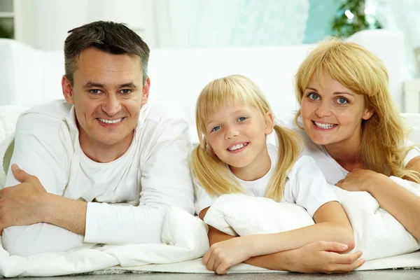 Parents and daughter — Stock Photo, Image