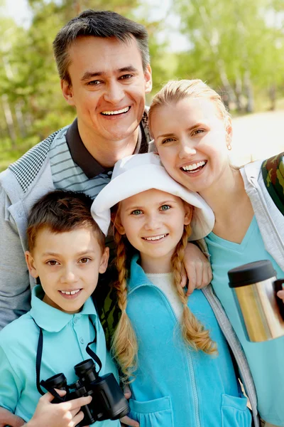 Traveling family — Stock Photo, Image