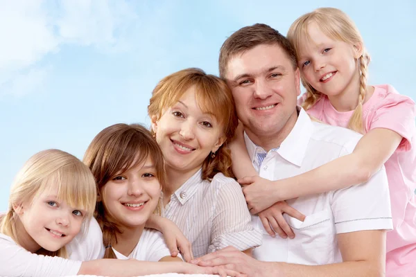 Familjen av fem — Stockfoto