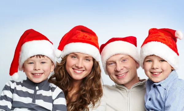 Famiglia di Babbo Natale — Foto Stock