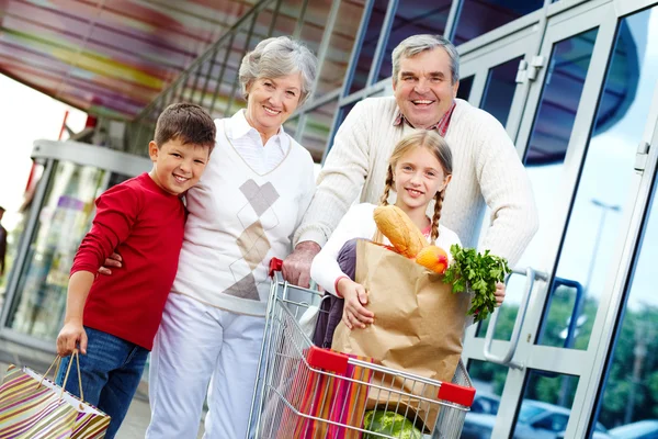 Family of customers — Stock Photo, Image