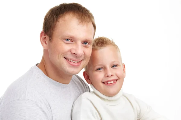 Vader en zoon — Stockfoto