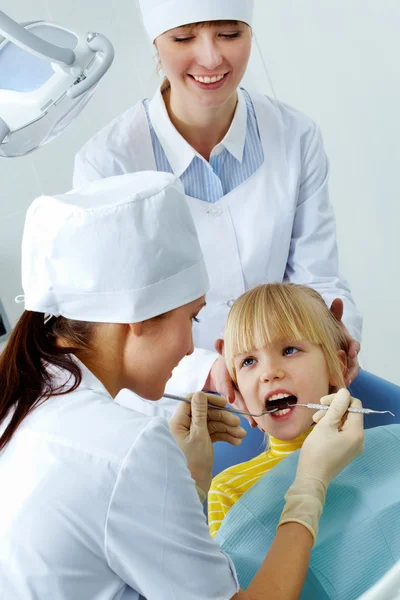 Exame dentário — Fotografia de Stock