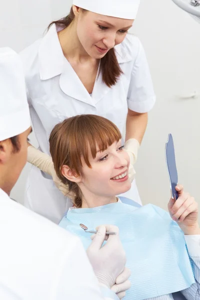 I tandvårdsklinik — Stockfoto