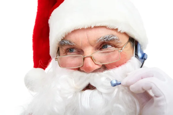 Weihnachtsmann rufen — Stockfoto
