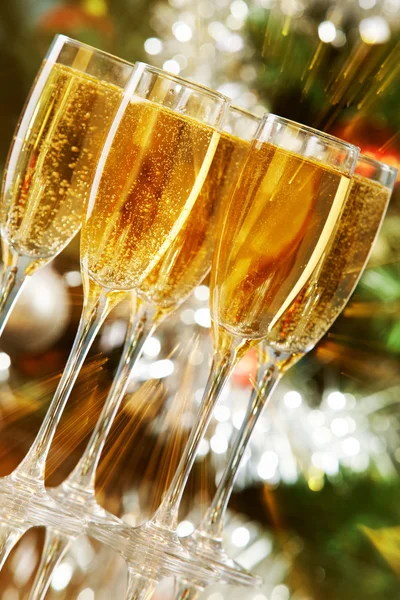 Köpüklü şampanya — Stok fotoğraf