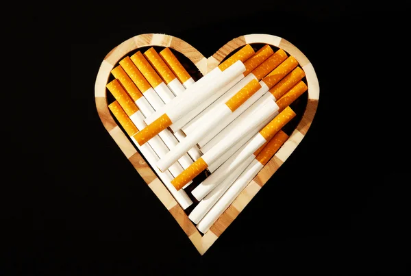 사랑과 담배 — 스톡 사진