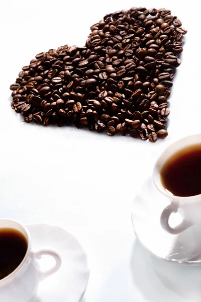 Amor ao café — Fotografia de Stock