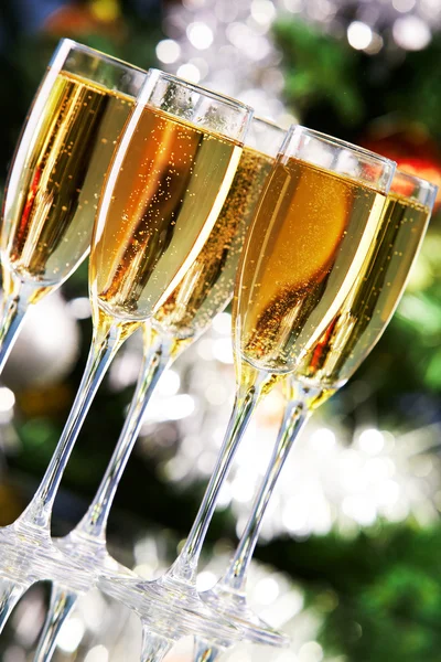 Köpüklü şampanya — Stok fotoğraf
