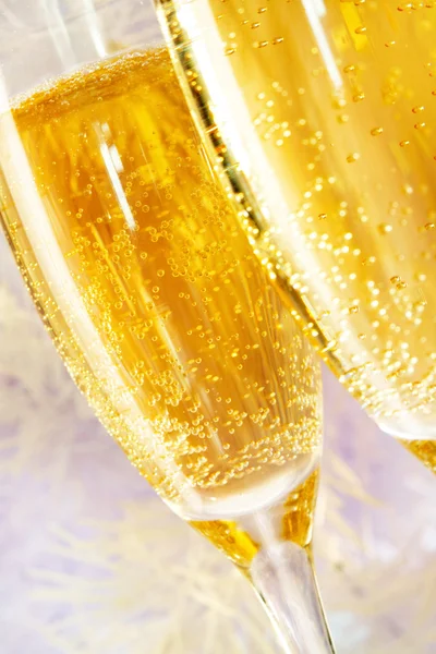 Due flauti di champagne — Foto Stock