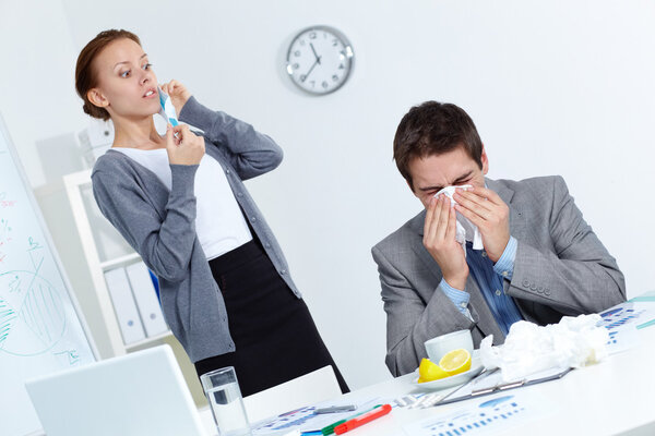 Боялась заразиться вирусом
