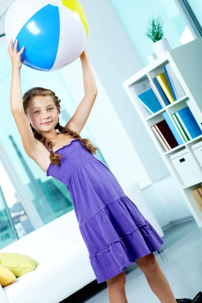 Child with ball — Stock Photo, Image