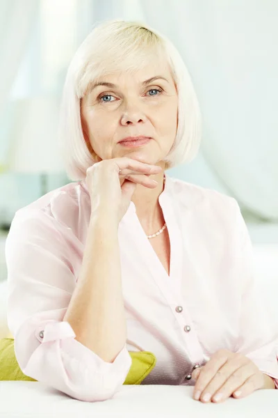Aged woman — Stock Photo, Image
