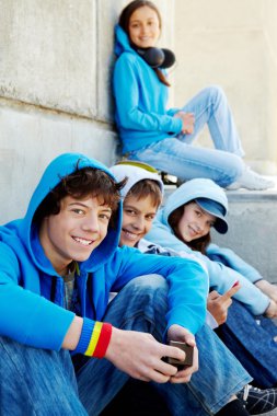 Teenagers clipart